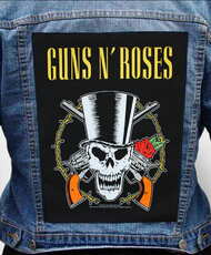 Nášivka na bundu Guns N Roses - Skull & Guns