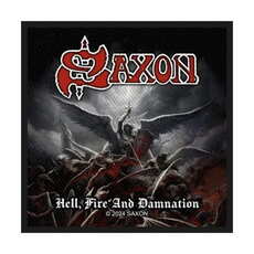 Nášivka Saxon - Hell ,  Fire And Damnation