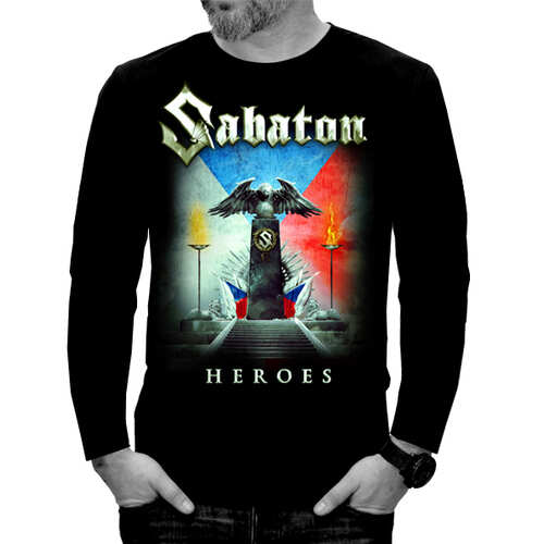 Tričko s dlouhým rukávem Sabaton Heroes Czech Republic